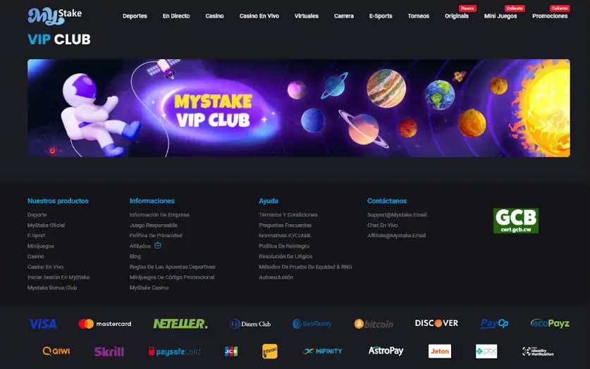 mystake casino vip